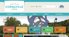 Desktop Screenshot of coralville.org